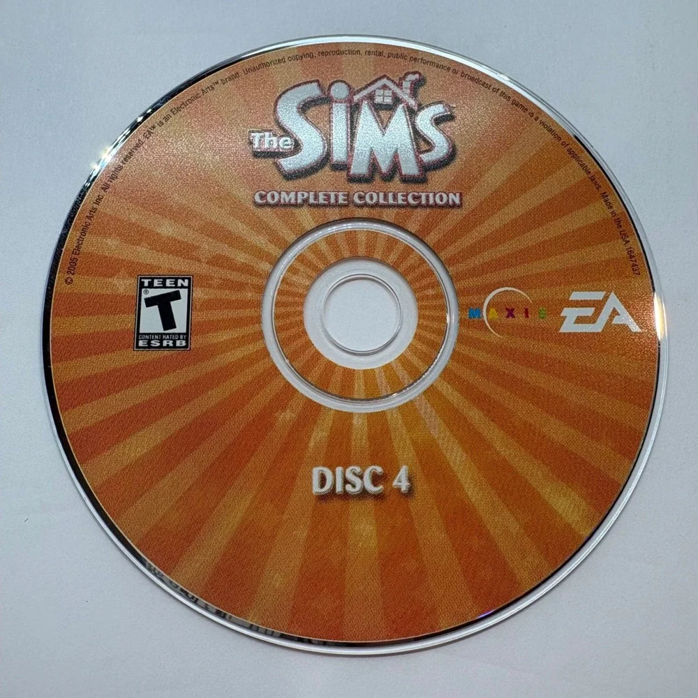 PC Game The Sims Complete Collection PC CD-ROM Red EA Maxis 2005 Edition